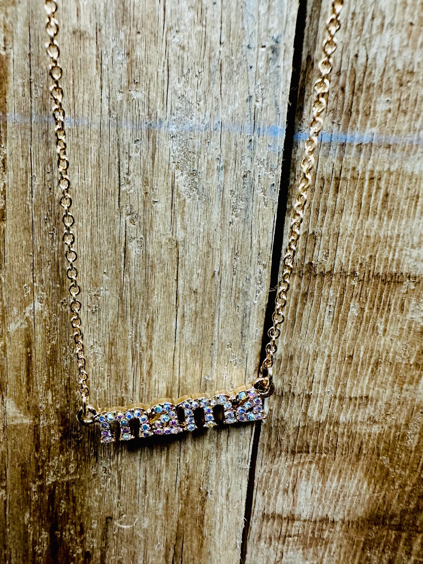 Mama Necklace and Earrings (See other Colors)