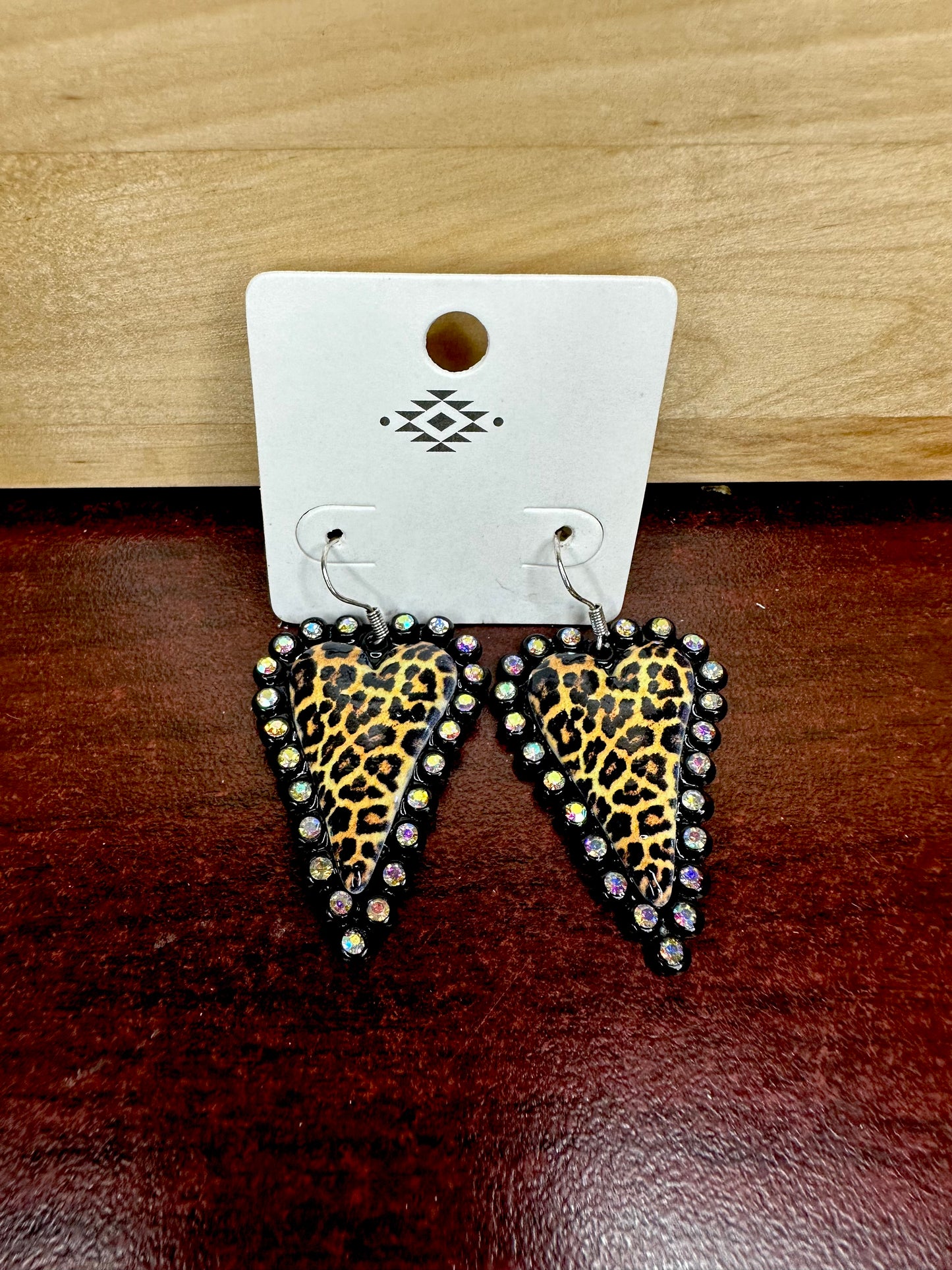 Cheetah Heart Dangle (Mutli Colors)