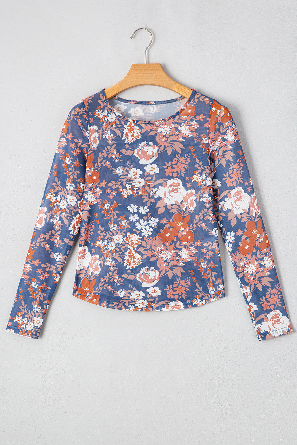 Floral Mesh LS