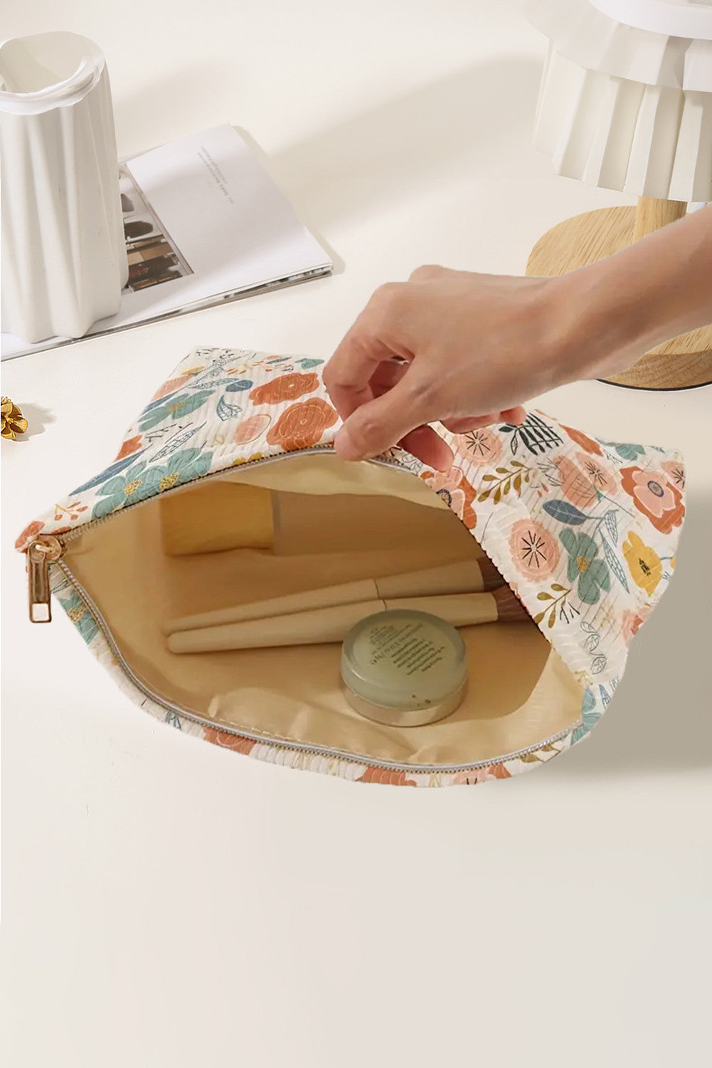 Floral Essential Bag (thin material)