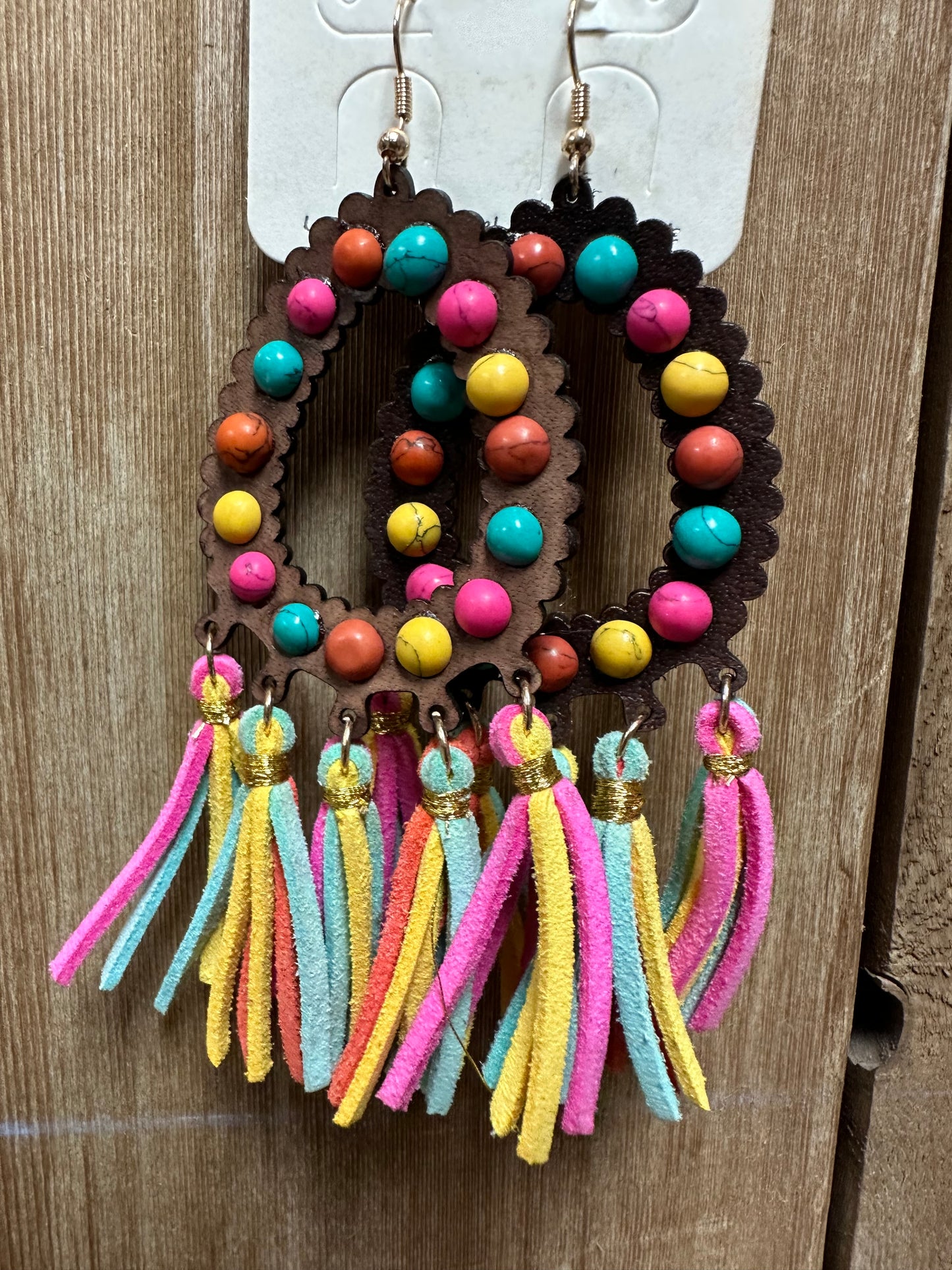 Wooded/Leather Fringe (See other Colors)