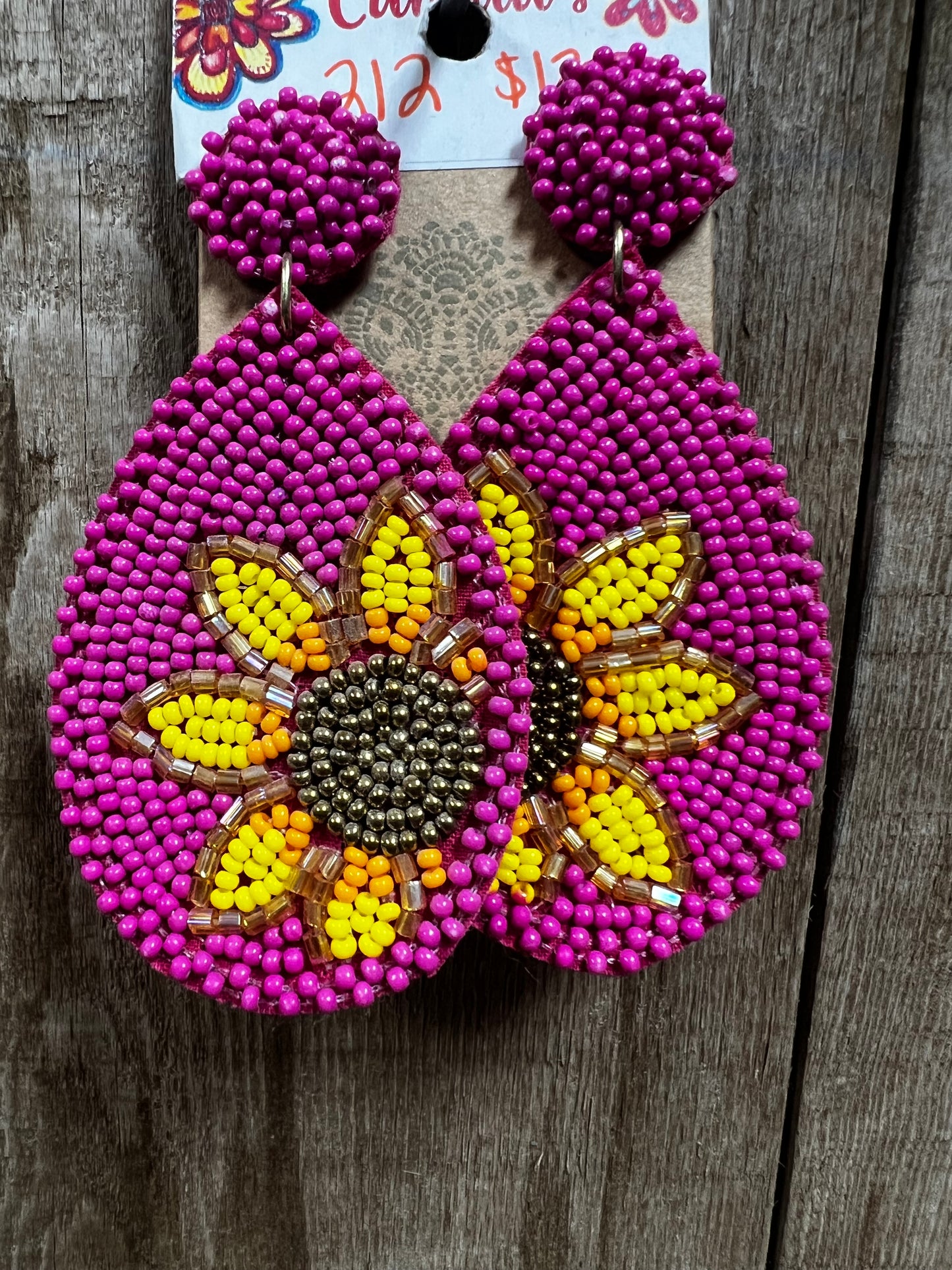 Beaded Teardrop (See other Colors)