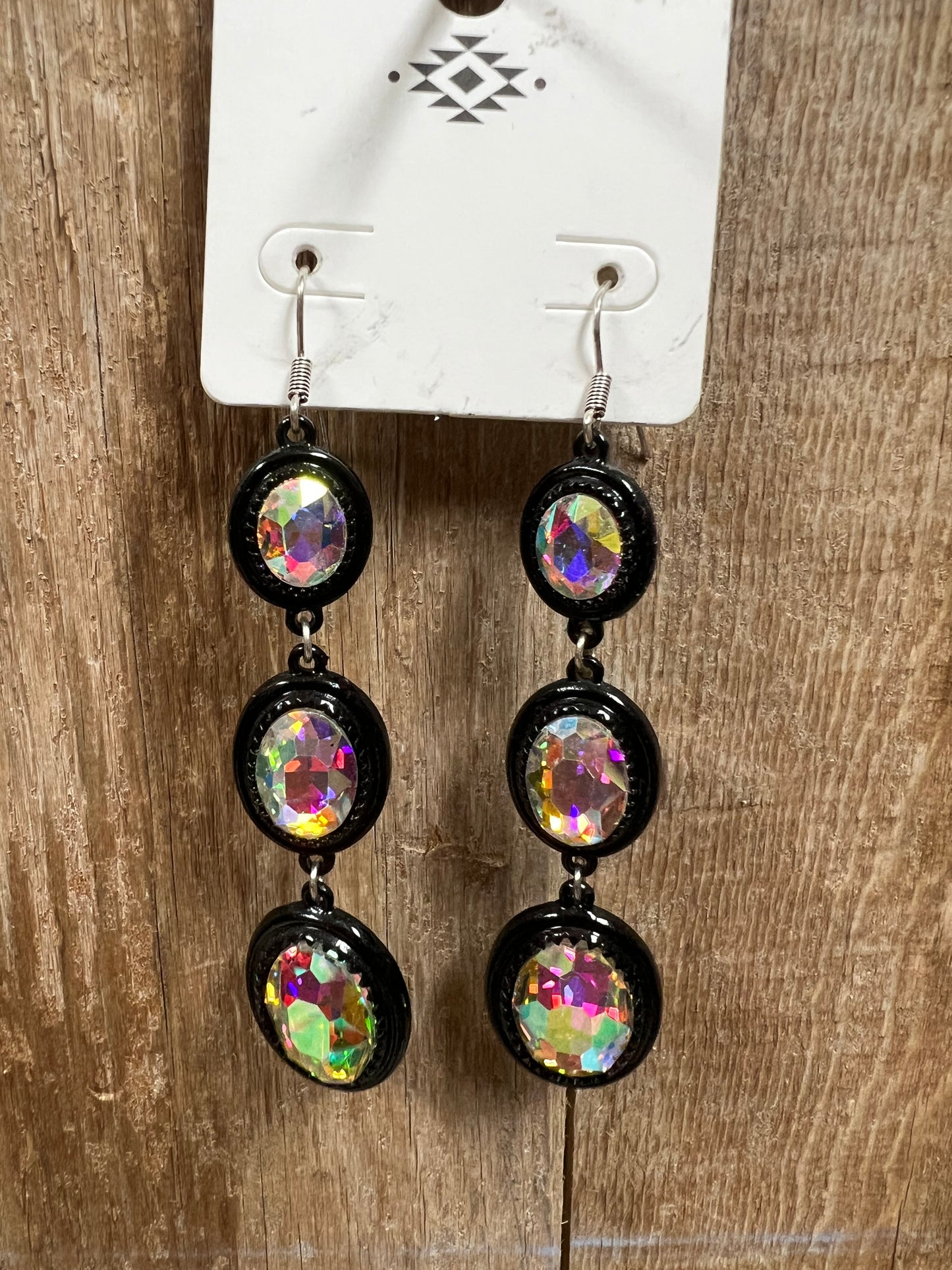 Triple Oval Dangle (Multi Colors)