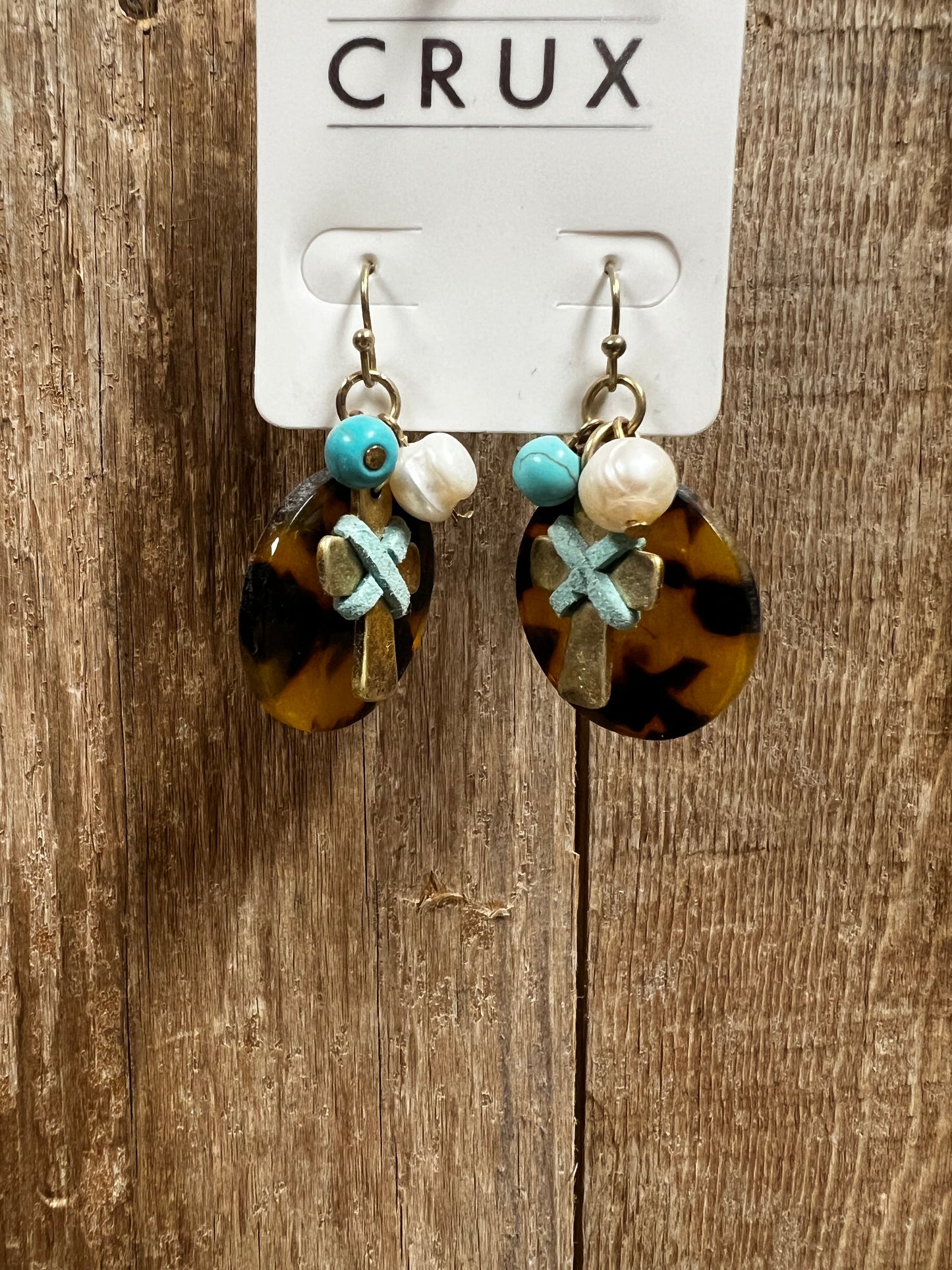 Cheetah Cross Charm Dangle