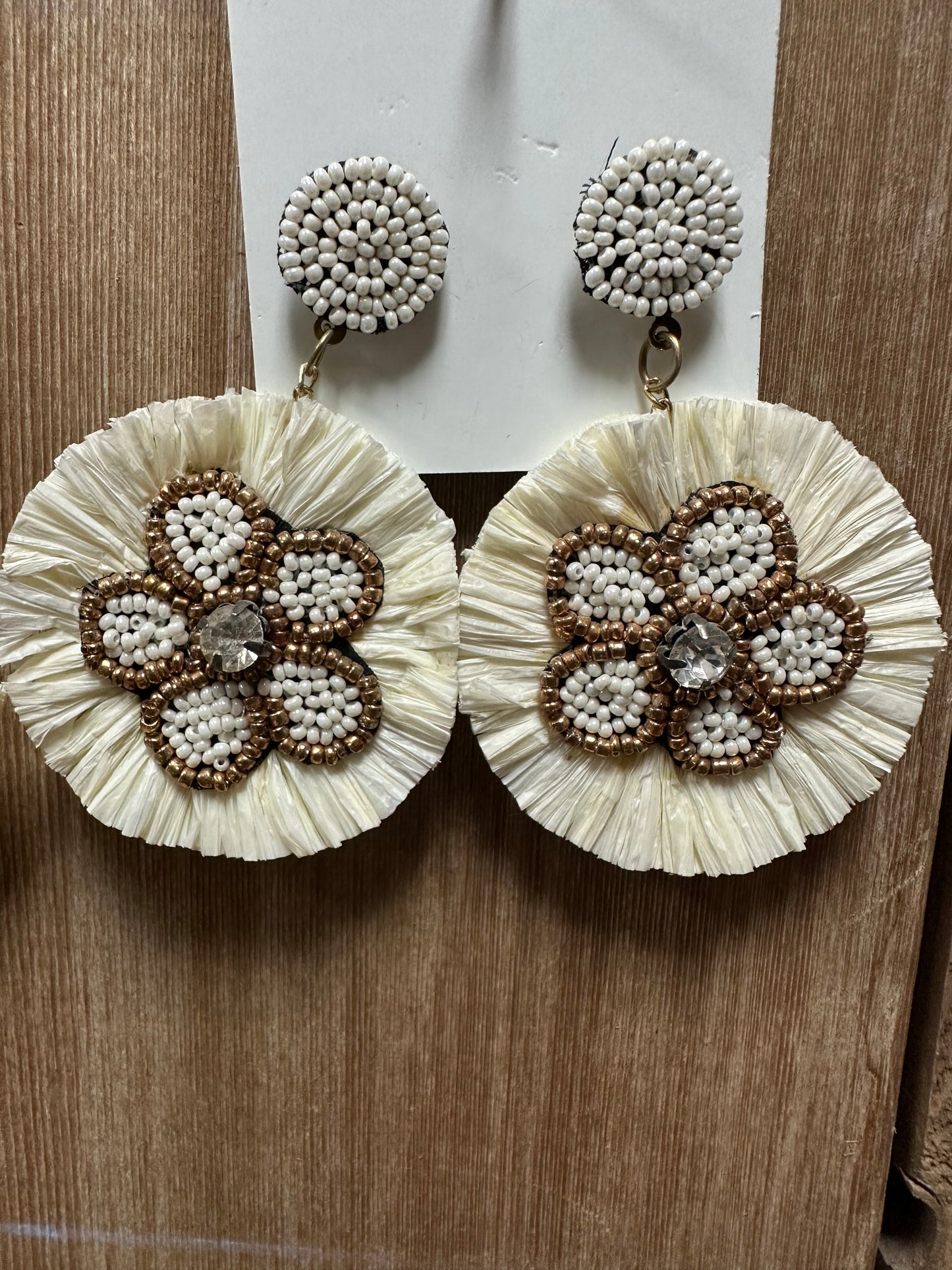 Beaded Daisy Flower Fringe