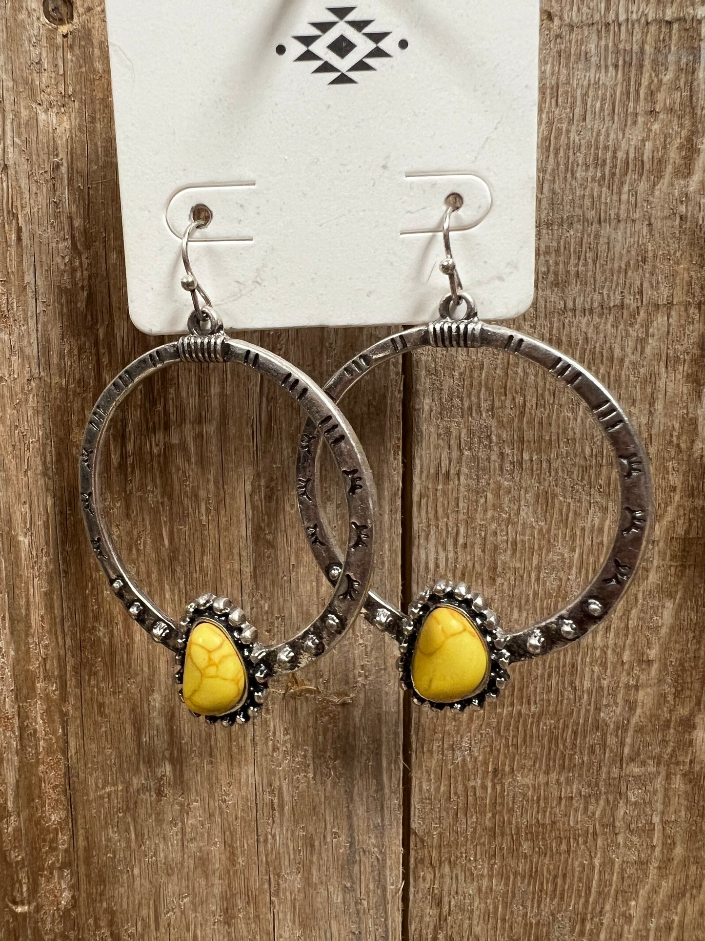 Stone Hoop (See other Colors)
