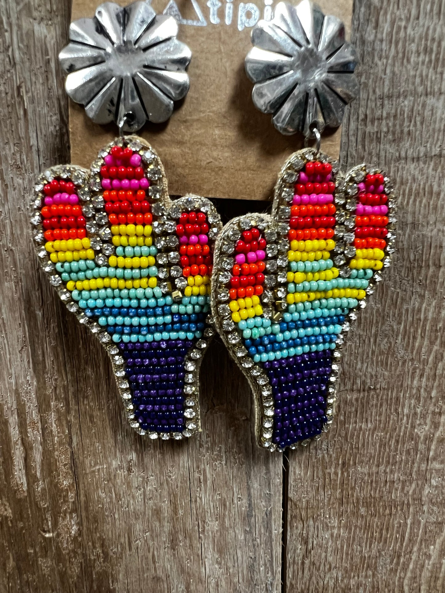 Beaded Serape Cactus
