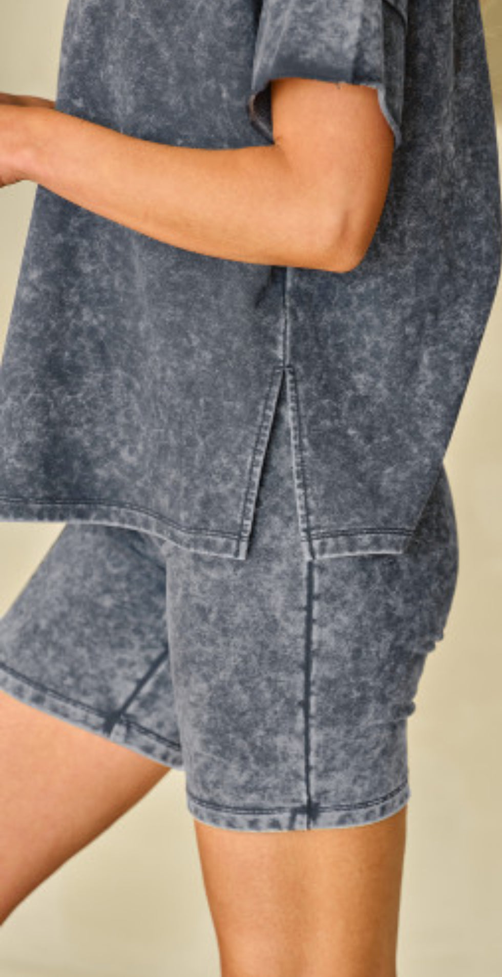 Black Washout 2-Piece Set