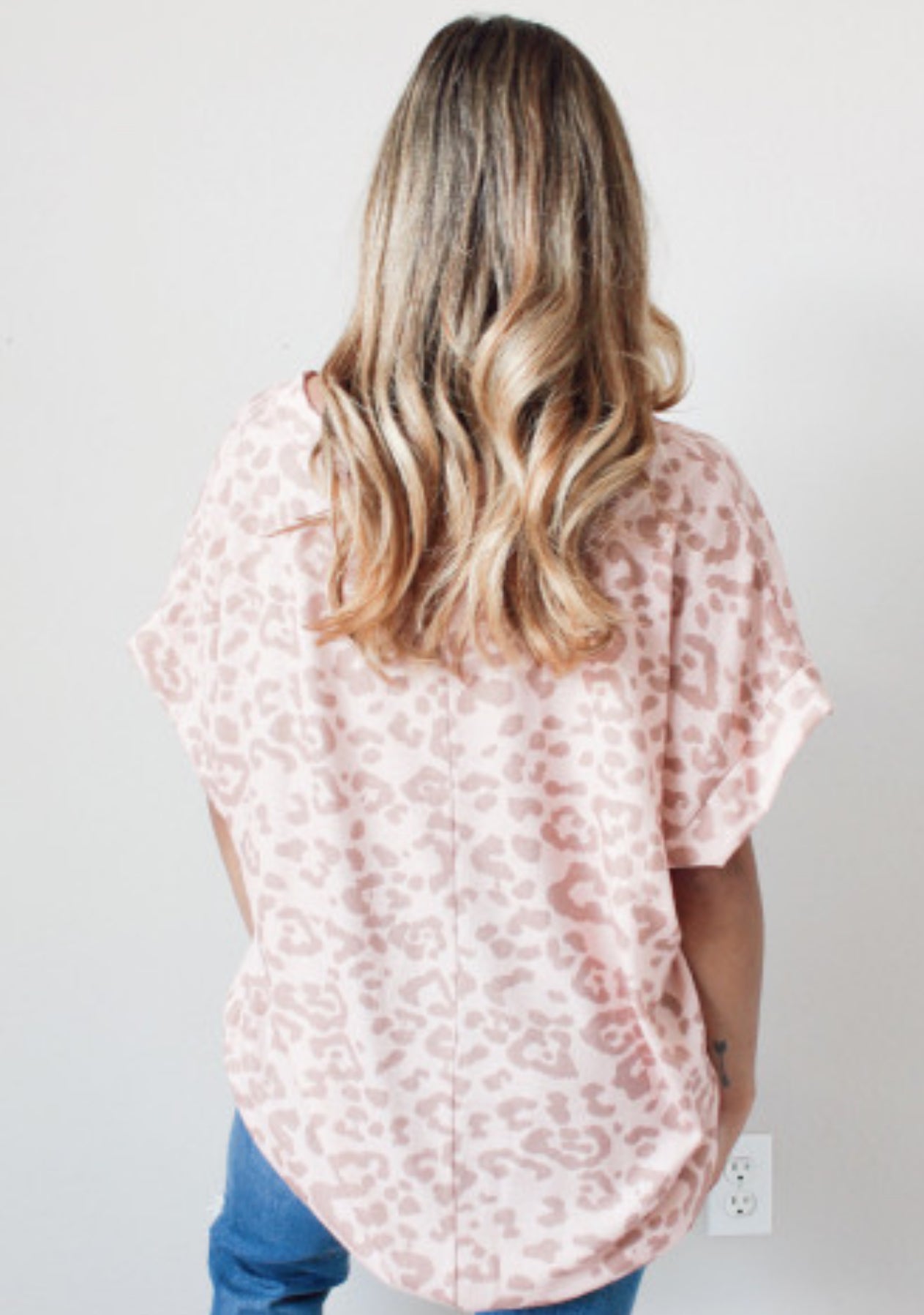 Light Pink Cheetah Top