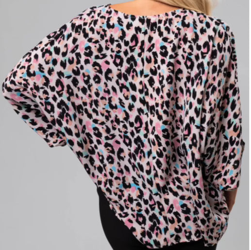 Plus Size - Color Splash Cheetah