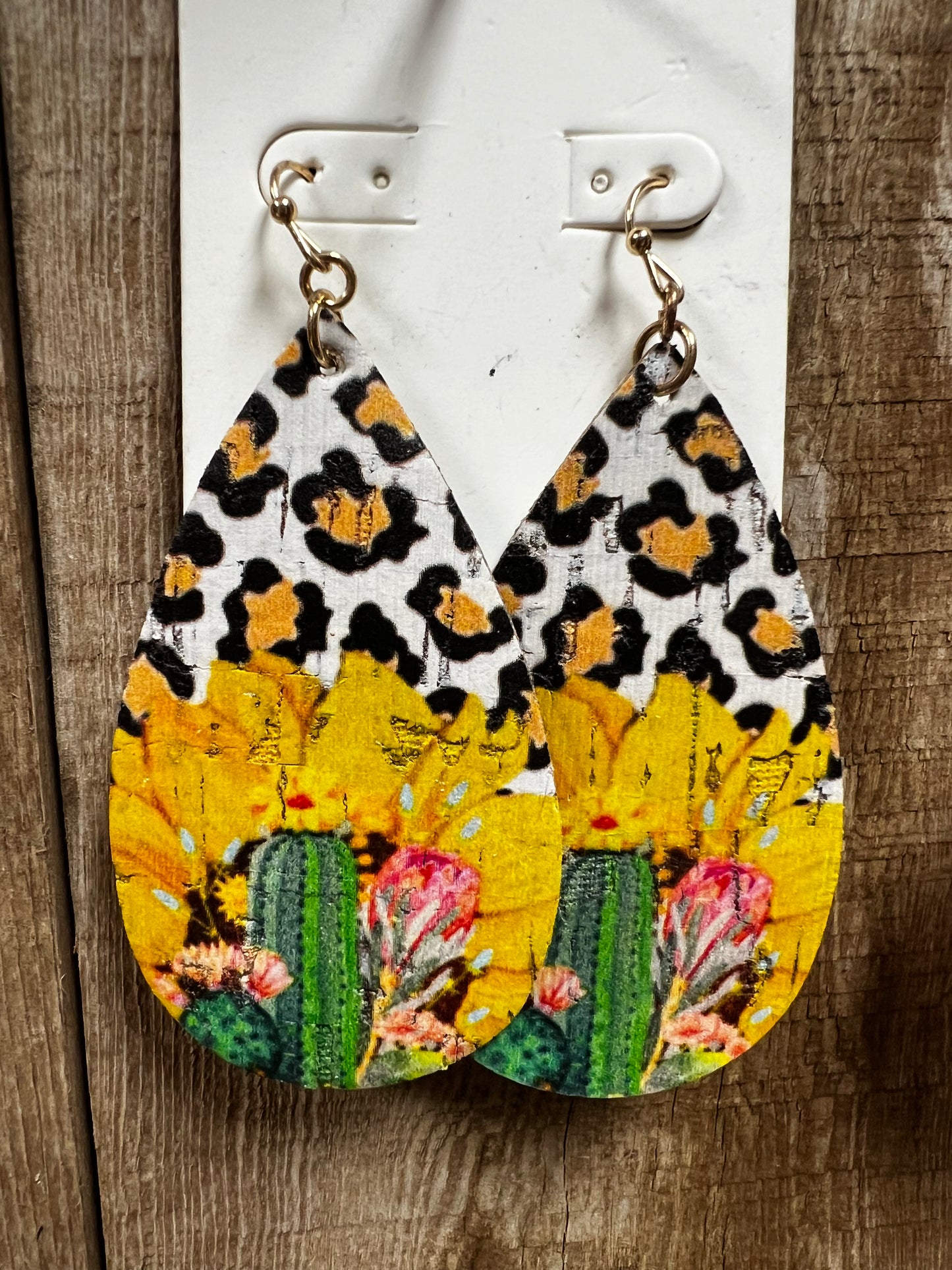Cheetah Cactus Teardrops (See other Colors)