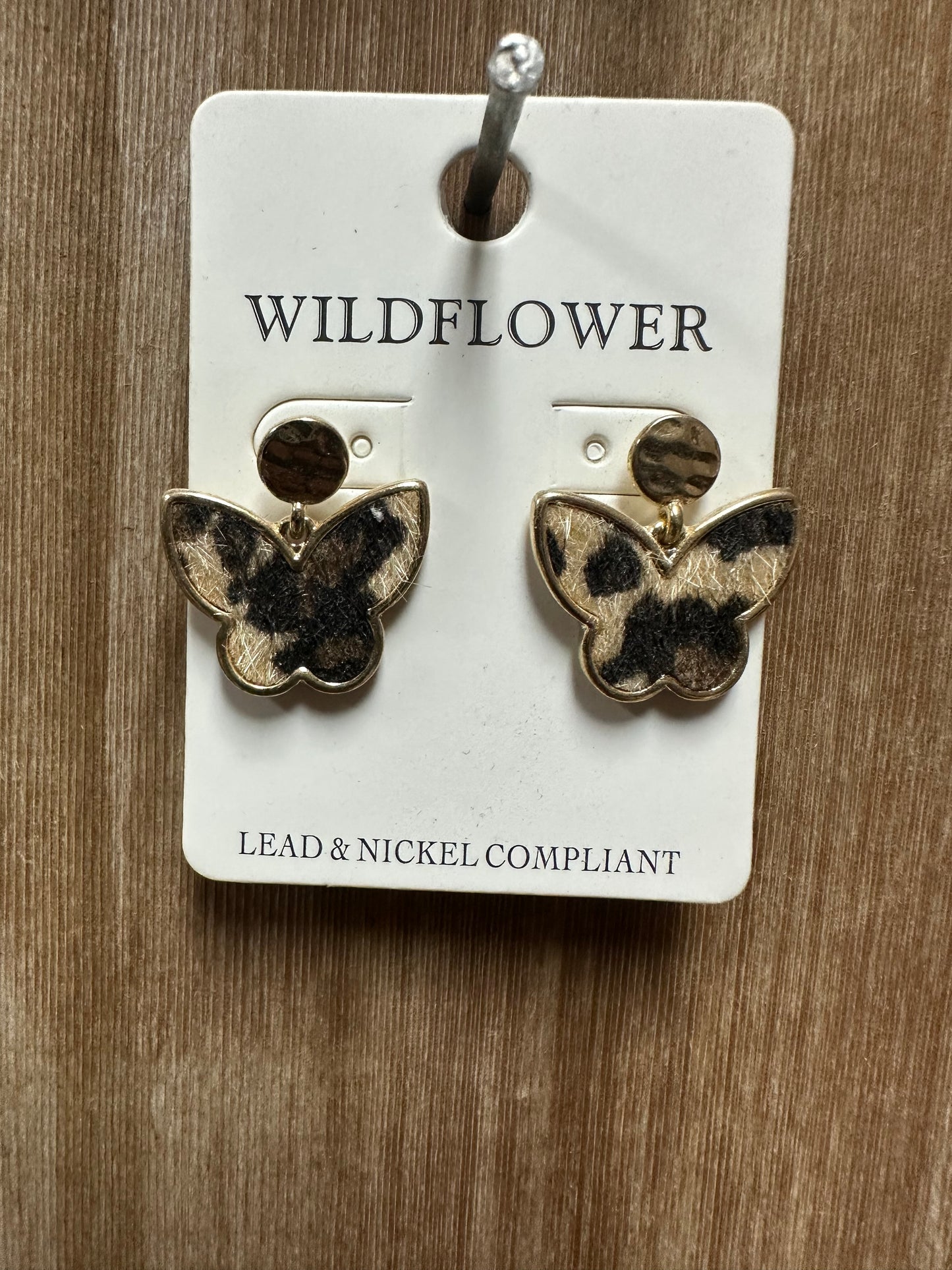 Cheetah Butterfly Studs (See other Colors)