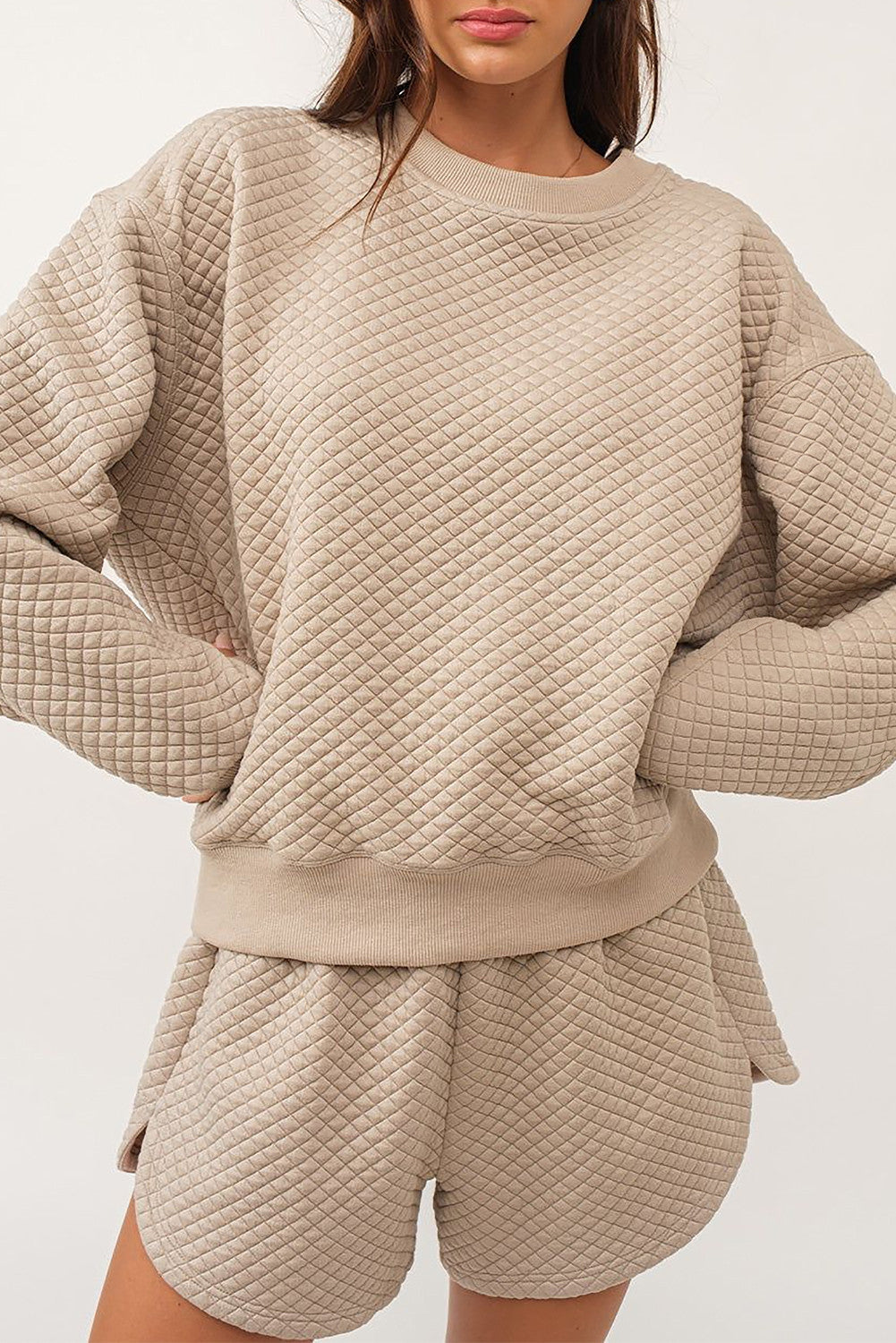 Light Quilted Short Set