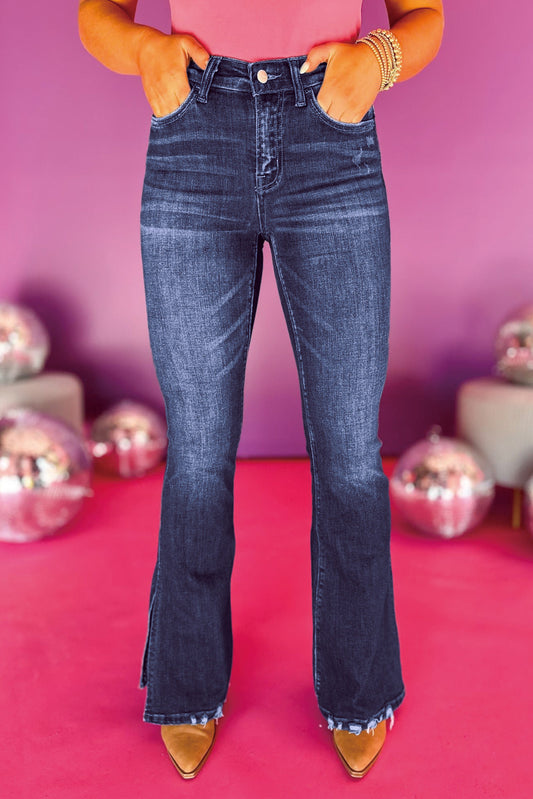 Bottom Side Slit Jeans