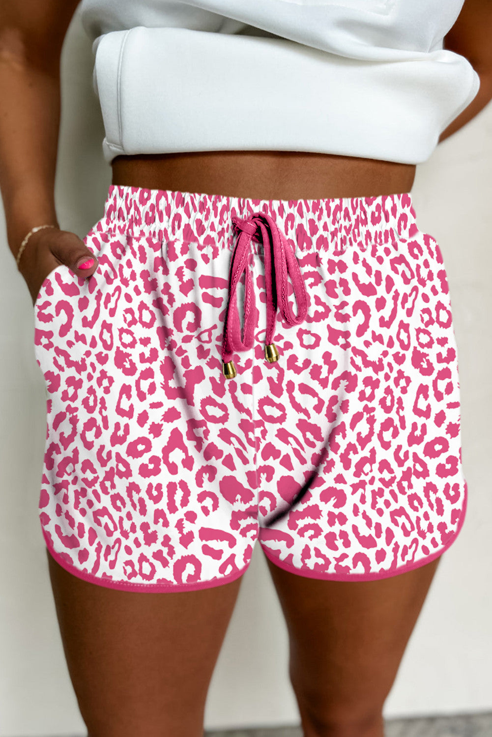 Pinkish Cheetah Shorts