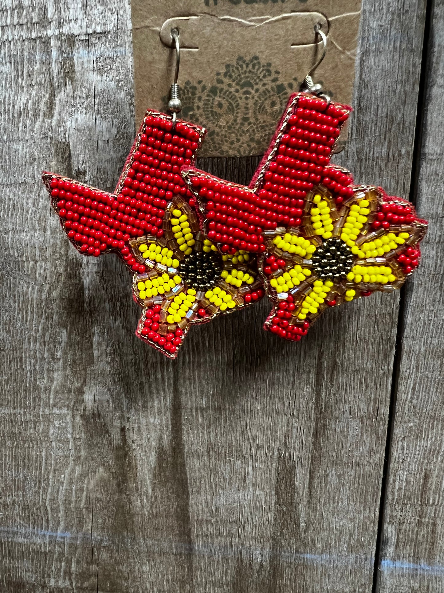 Beaded Texas Sunflower