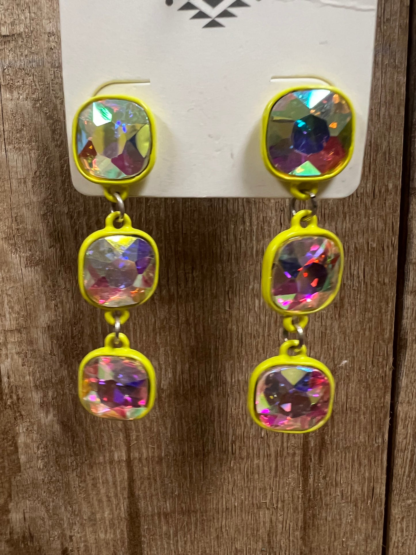 Triple Square Dangle (See other Colors)