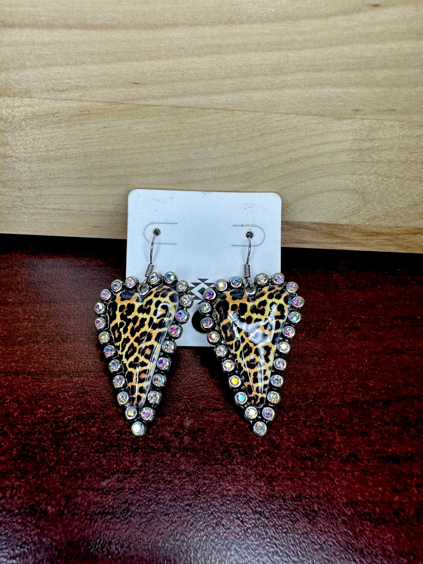 Cheetah Heart Dangle (Mutli Colors)
