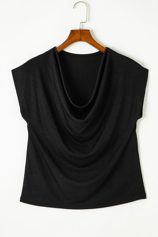 Black Dressy Top- Off Shoulder