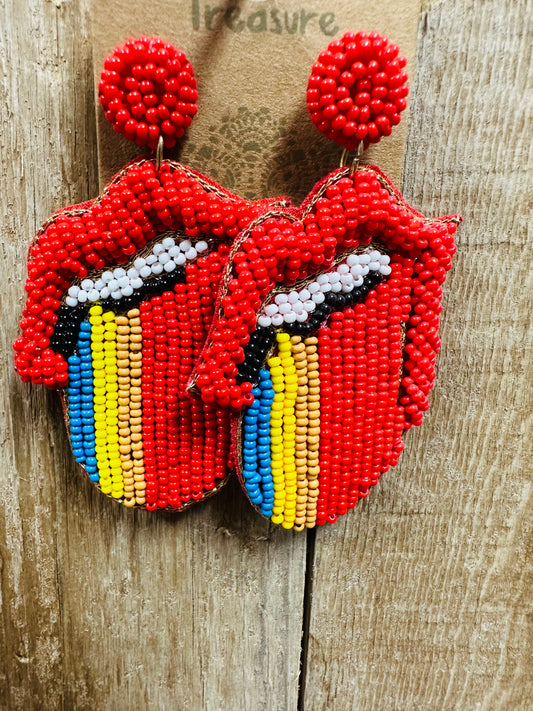 Beaded Lips (See other Colors)