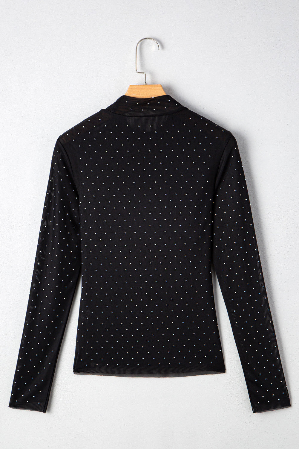 Black Lined Mesh Blingy