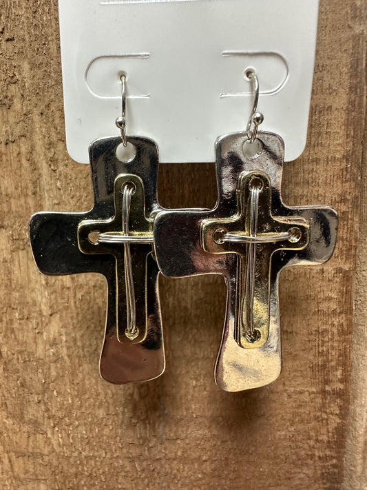 2 Toned Cross (See other Colors)