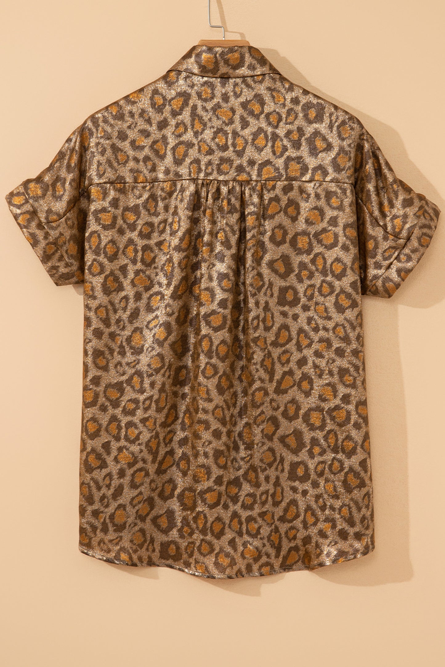 Gold Cheetah Blouse