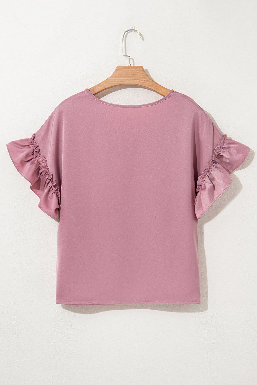 Mauve Satin Blouse