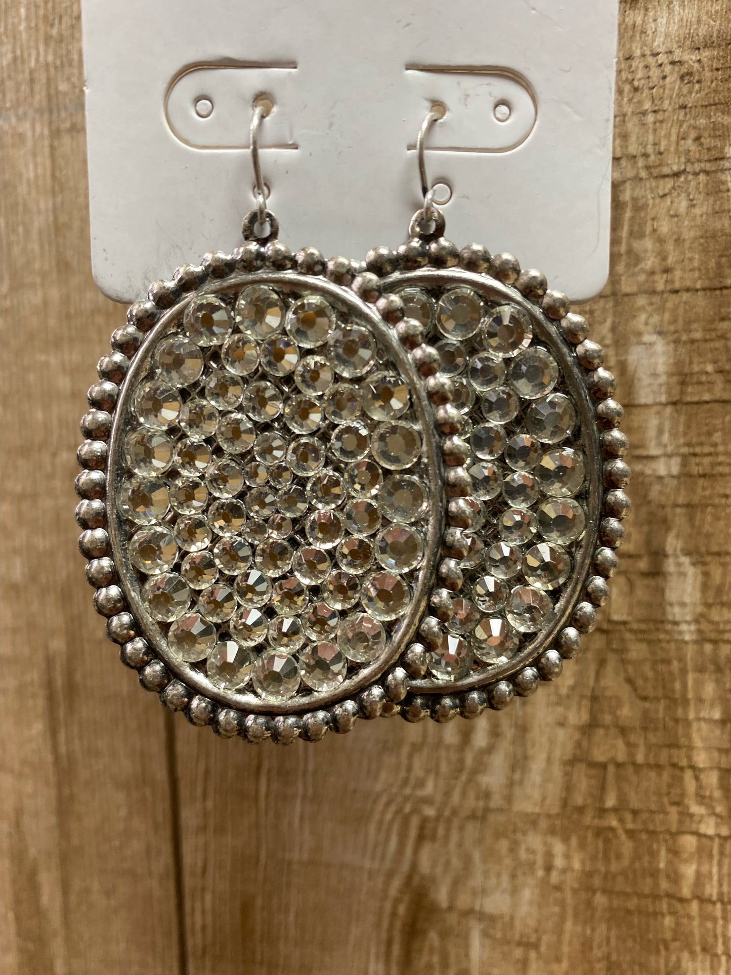 Jeweled Oval Dangles (See other Colors)