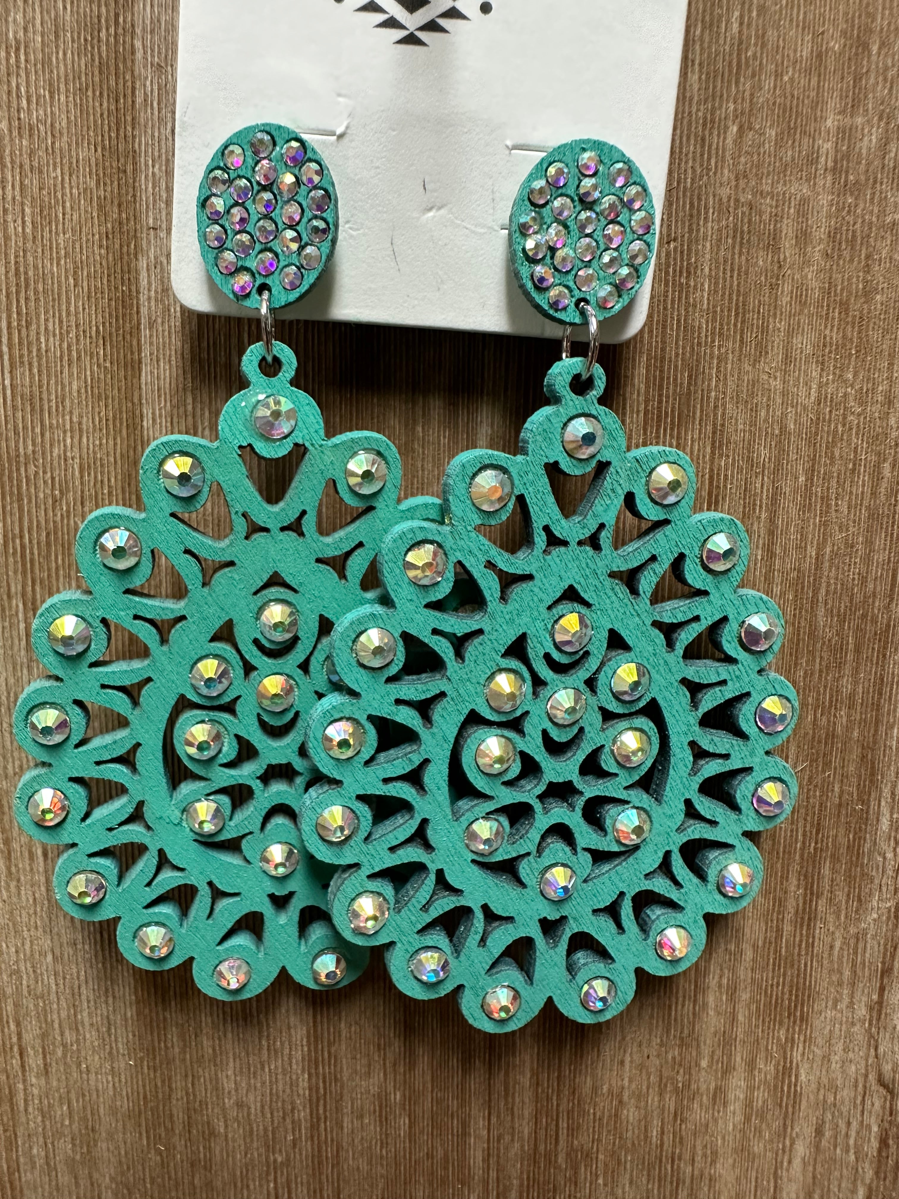 Blingy Wooden Dangle (See other Colors) – Camila's