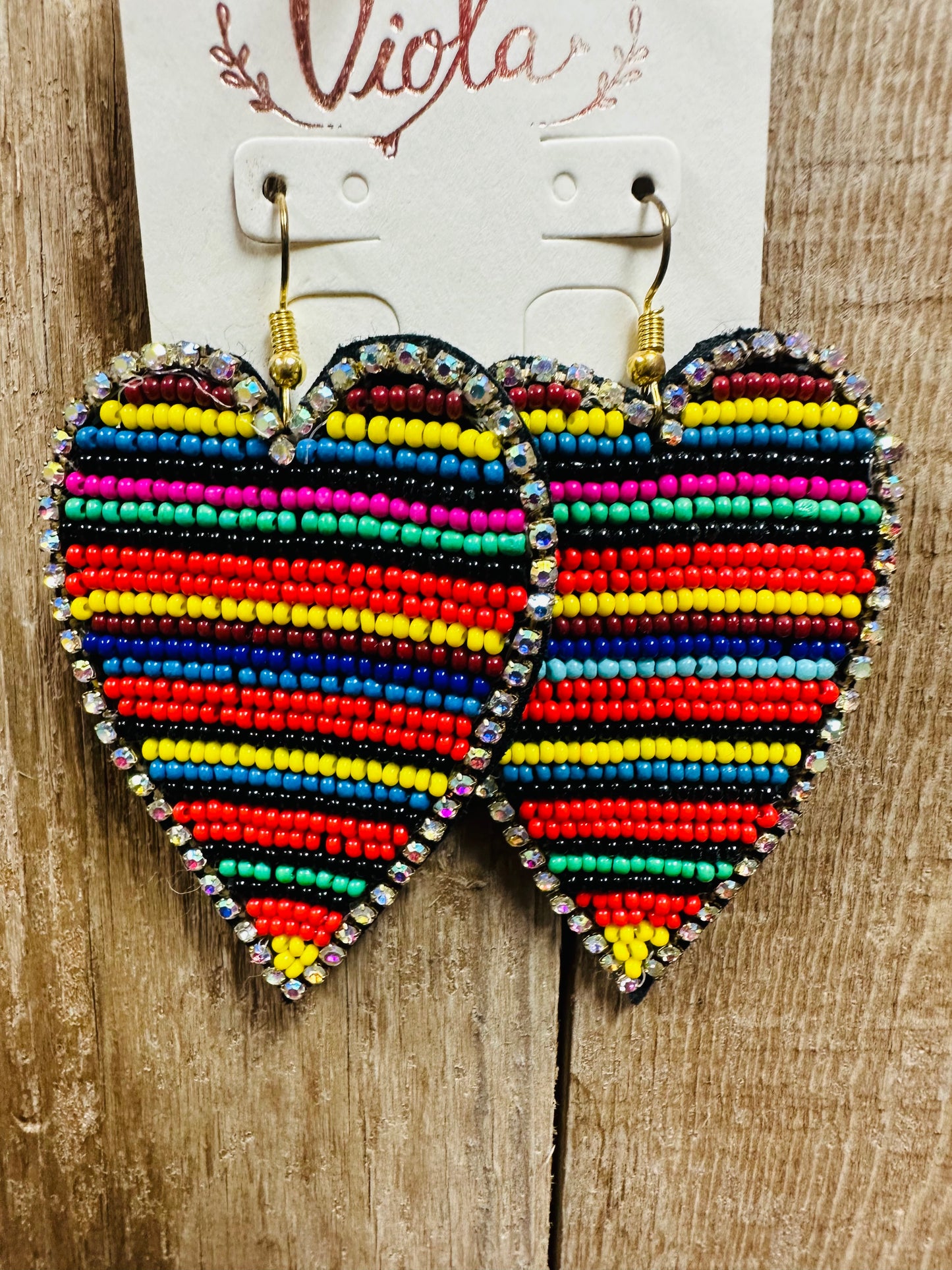 Beaded Heart (See other Colors)