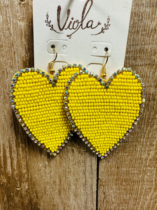 Beaded Heart (See other Colors)