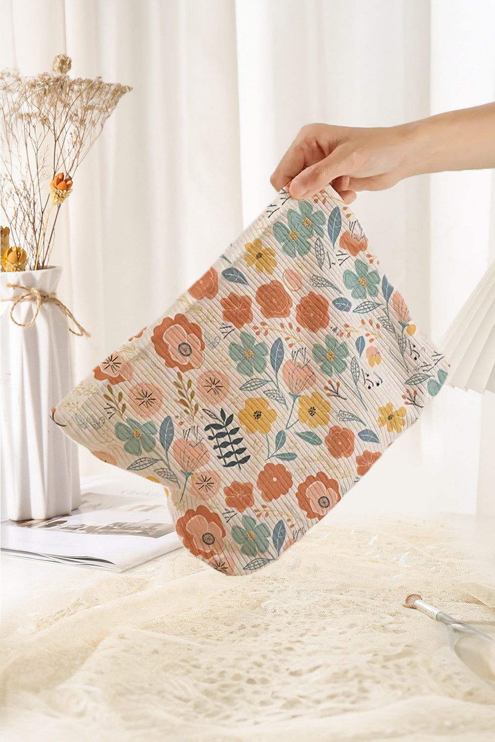 Floral Essential Bag (thin material)
