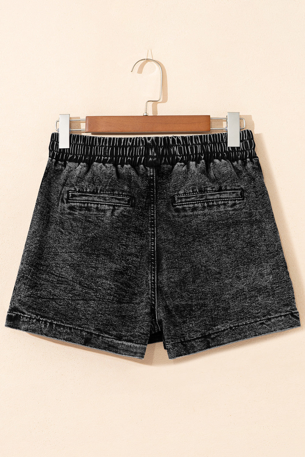 Black Denim Skort