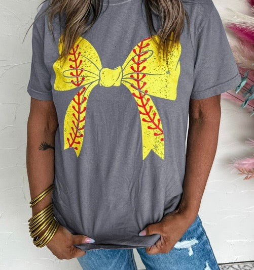 Softball Bow Tee