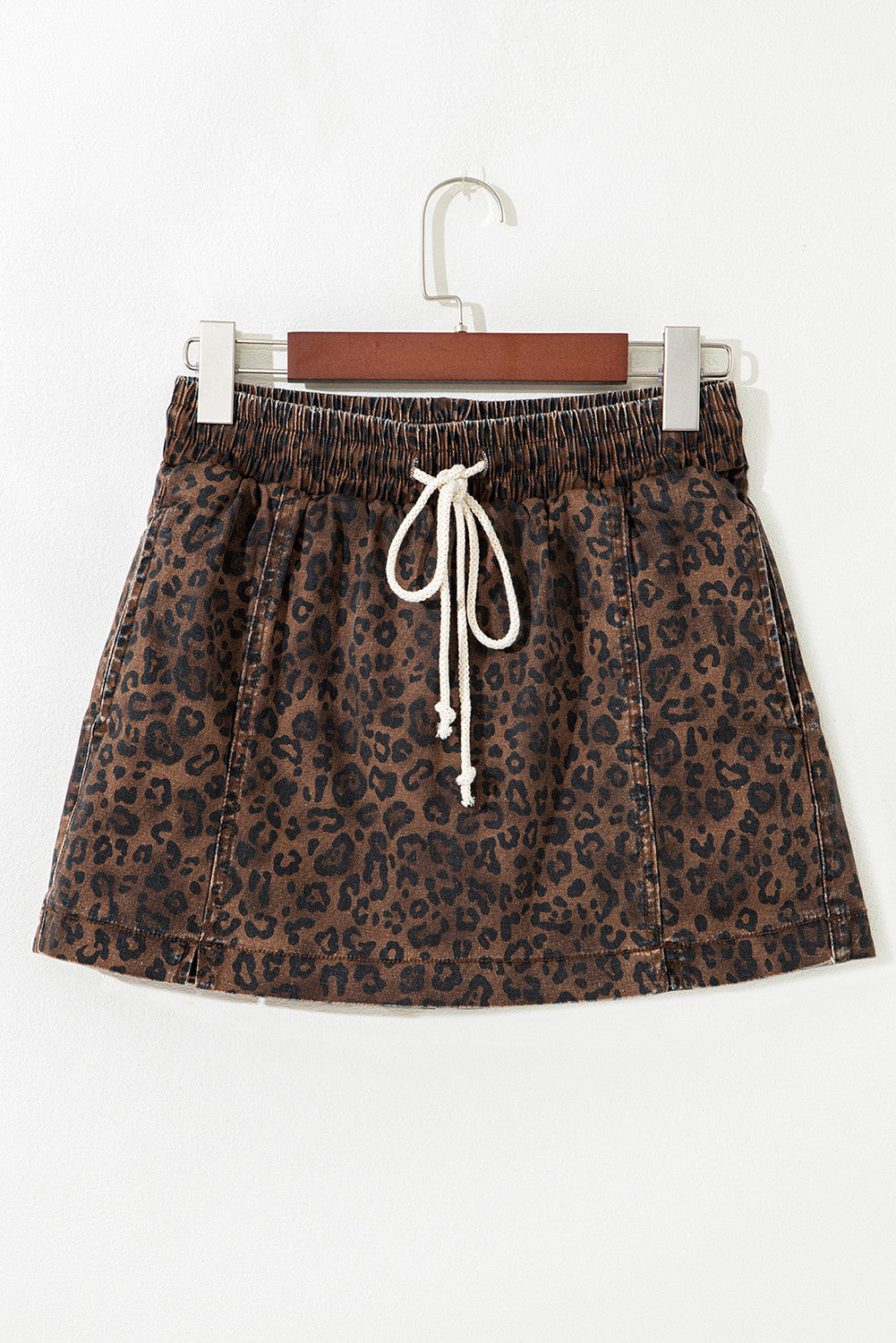 Cheetah Demin Skort