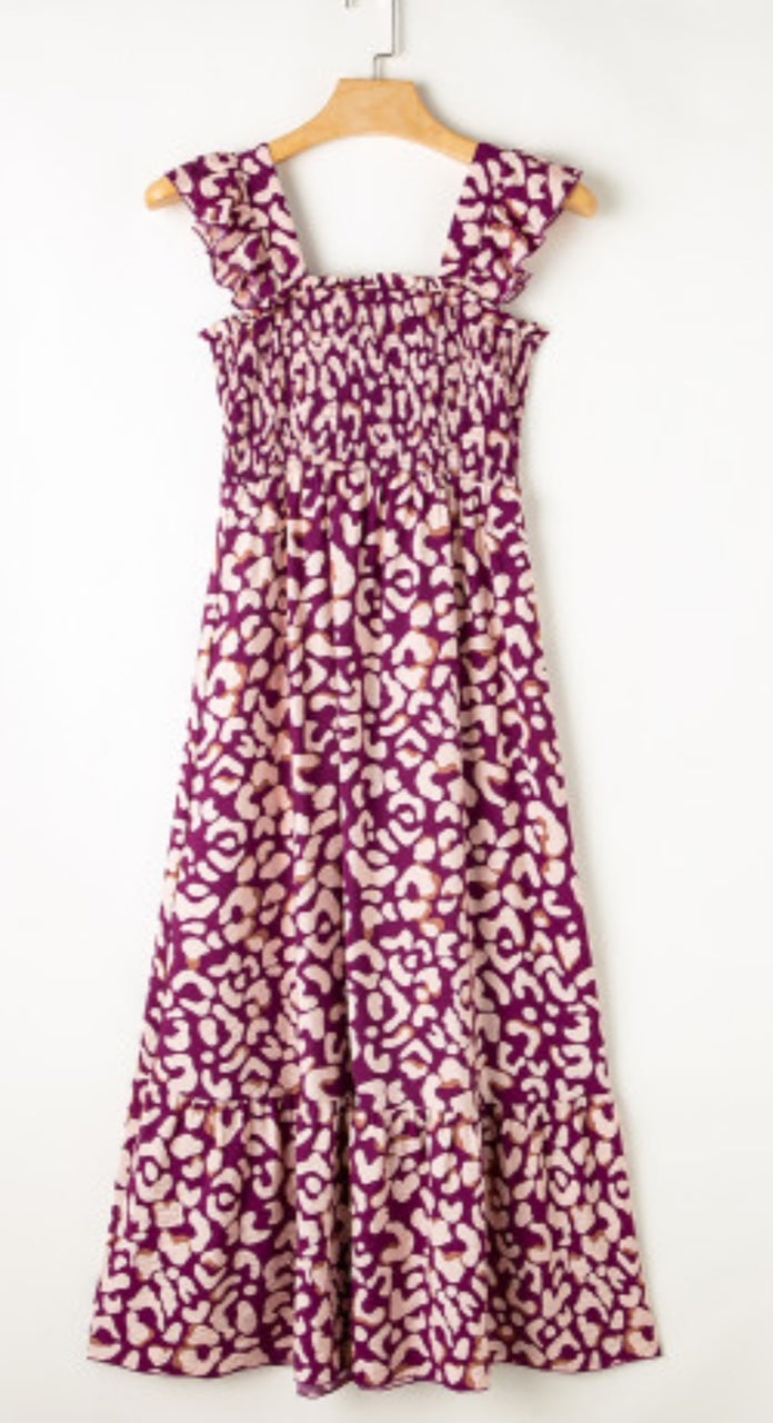 Purple Cheetah Dress