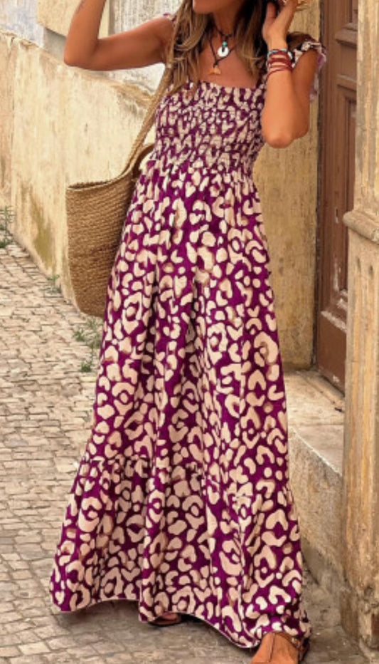 Purple Cheetah Dress